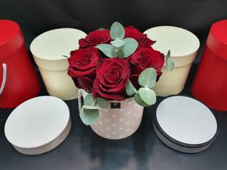 Flowerbox - MixBox sa 5 crvenih ruža