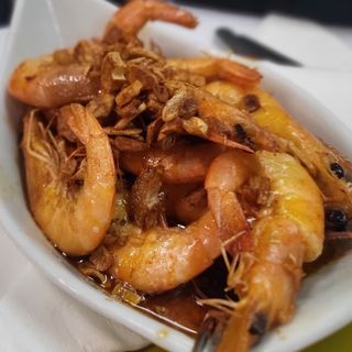 Camarão Frito ao Alhinho 