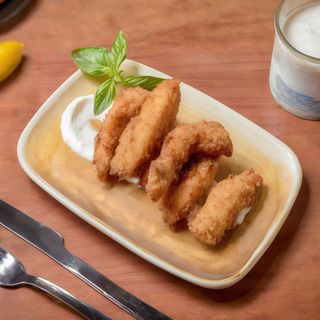 Tiras de pollo crujientes