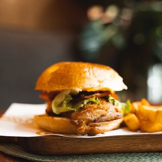 Burger de Pollo cornflakes 