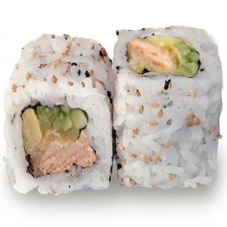 Roll salmón tempura (8 uds.)