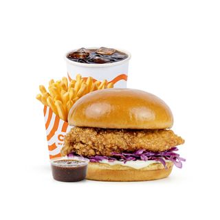 Menu Spicy Glaze Burger. 