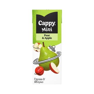 Нектар Cappy mini груша і яблуко 0,2 л