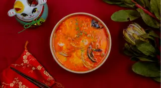 Zupa Tom Yum z Krewetkami