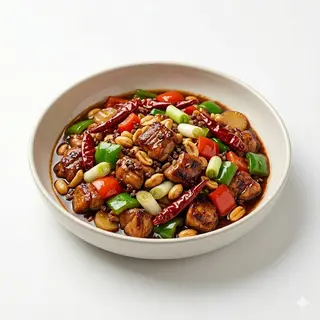 Pollo Con Verduras Al Gong Bao