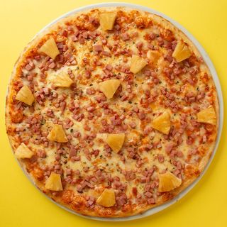 Pizza Tomate, Jamón Y Piña (32 cm.)