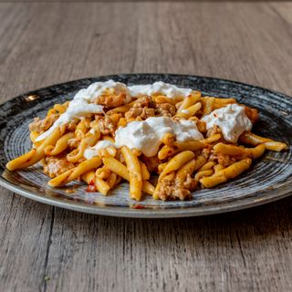 Strozzapreti 'nduja e salsiccia