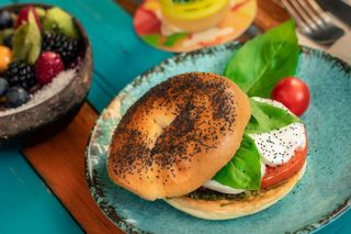 Bagel Caprese