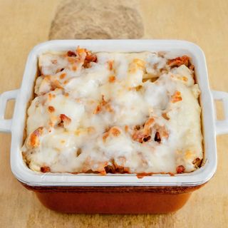 Patatas Gratinadas Con Pollo Peqenia