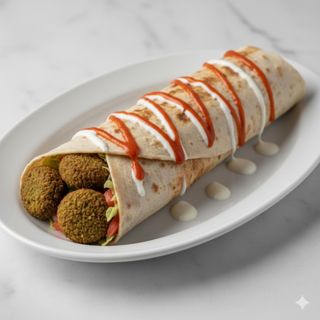 Dürüm de falafel