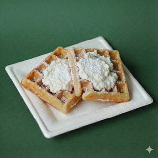 Waffle con Ricotta Siciliana