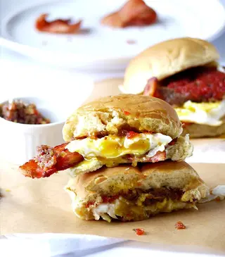 Mini colazione in English Butty