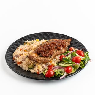 Polędwiczka wieprzowa na pesto pomidorowym