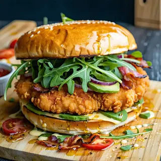 Burger z kurczakiem