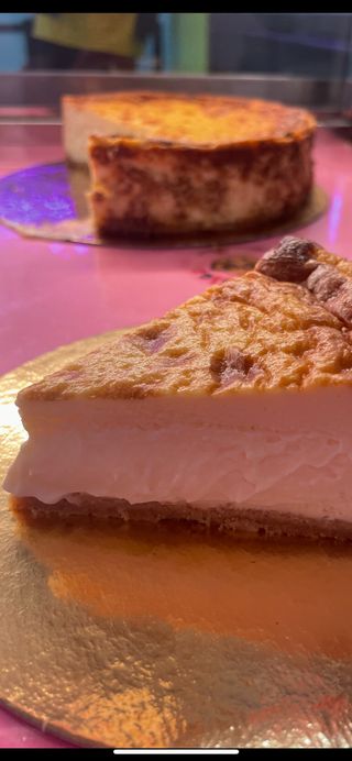 Cheesecake de queso de cabra SIN GLUTEN (Porción)