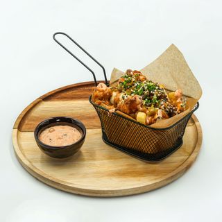 კატოფილი ფრი ქათმის კროკეტებით