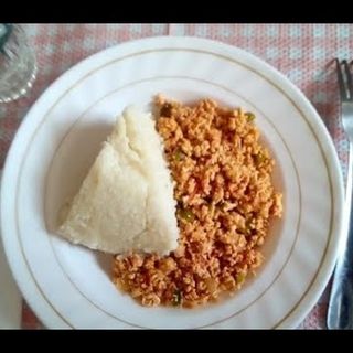 Ugali Scramble Eggs