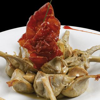 Alcachofas Frescas Salteadas con Foie Fresco (4 RACIONES)