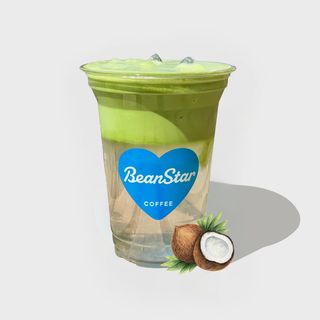 Matcha coconut wave
