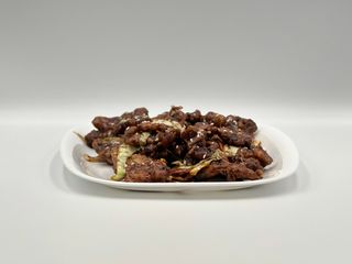 Hrskava svinjetina u sosu od ostriga 400g