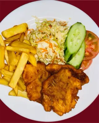 Pescado empanado
