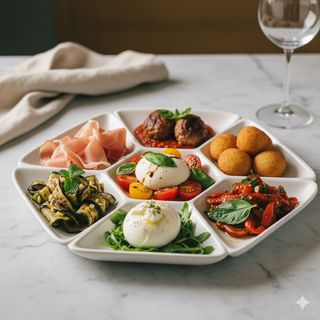 Antipasto misto della casa, 6 portate a cura dello chef per 2 persone