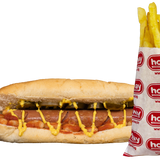 Хот - дог с кренвирш + малки картофки (370г)