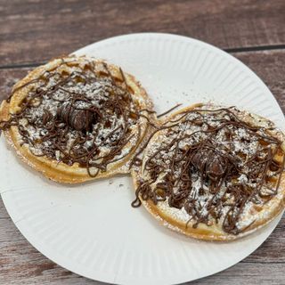 Waffle Nutella Kinder Bueno