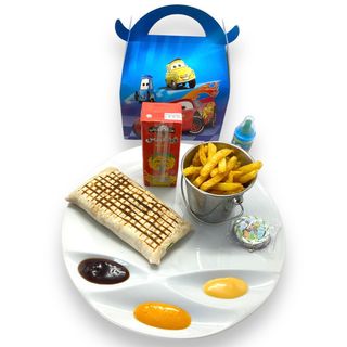 Mini tacos + frites + jus + cadeau surprise