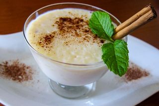 Молочно-рисовый пудинг