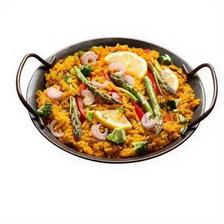Paella Mixta Vegana