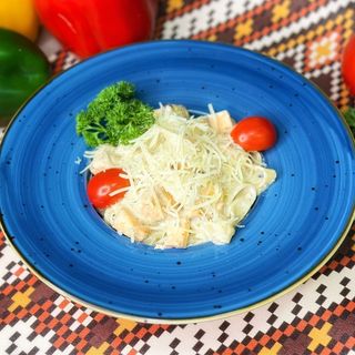 Фетучини с сёмгой 