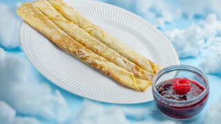 Palačinke sa džemom od maline 3 komada