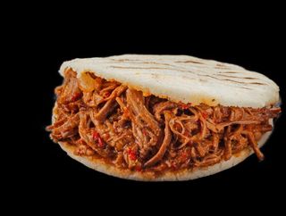 Arepa De Carne Desmechada