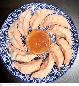 Dumpling camarão frito (10 pecas)