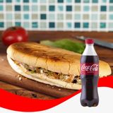 ბულ-დოგი პურით + 1X კოკა-კოლა კლასიკი - 0,5ლ