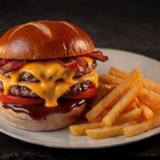 HAMBURGUESA DOBLE BBQ