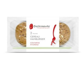 Gastronauta 2 panini hamburger cereali 200 g