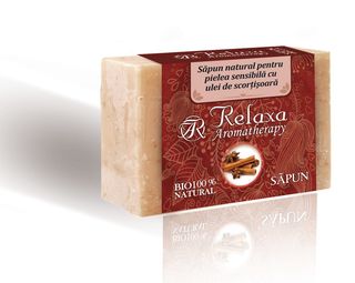 Săpun natural pentru pielea sensibilă cu ulei de scorţişoară