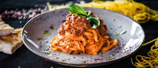 Spaghetti Con Ragu Bolognese