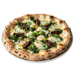 Пица Броколи, фриарели и сушен домат