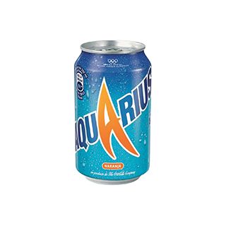 Aquarius Naranja lata 330ml.