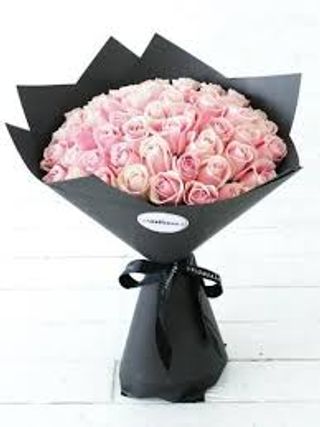 40 pink roses