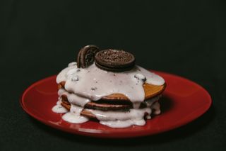 Шоколадні панкейки Орео