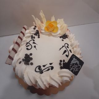 Torta Charlotte con gocce di cioccolato 1 kg - analcolica