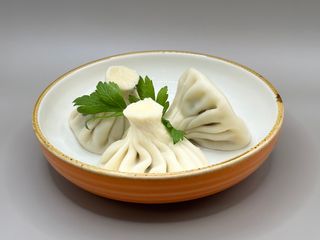 Хинкали с курицей и уткой
