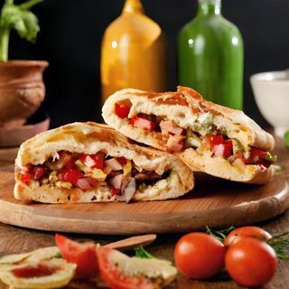 ჩაბატა ბეკონით (პატარა)