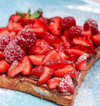 Завтрак Nutella French Toast