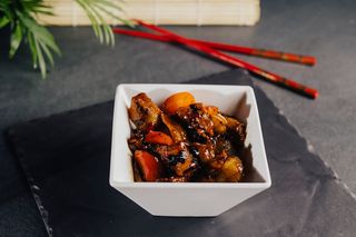 Bekon z papryką i cebulą na ostro (160g)