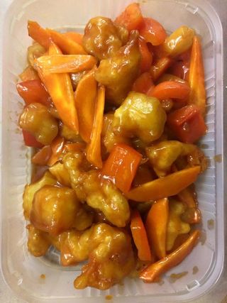 50 Pollo in salsa agrodolce